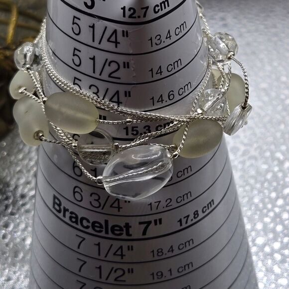 "5/$25" Avon Multistrand Adjustable Bead Station Bracelet - Picture 9 of 10